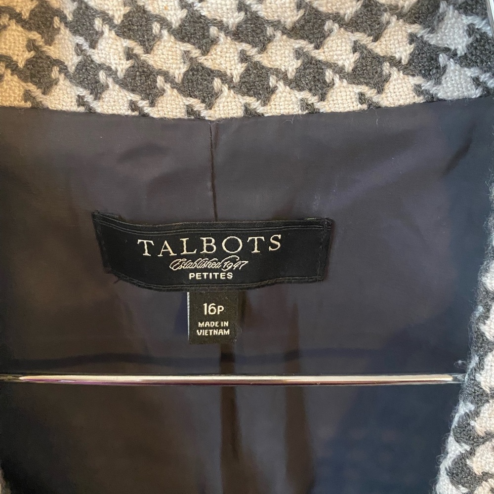 Talbots Houndstooth Blazer - Picture 3 of 4